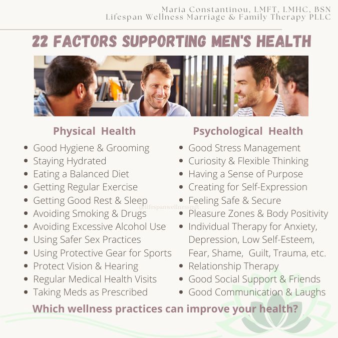 June is Men’s Mental Health Awareness Month!
